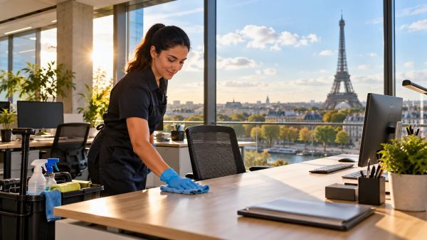 5 astuces efficaces pour un nettoyage de bureaux impeccable à Paris